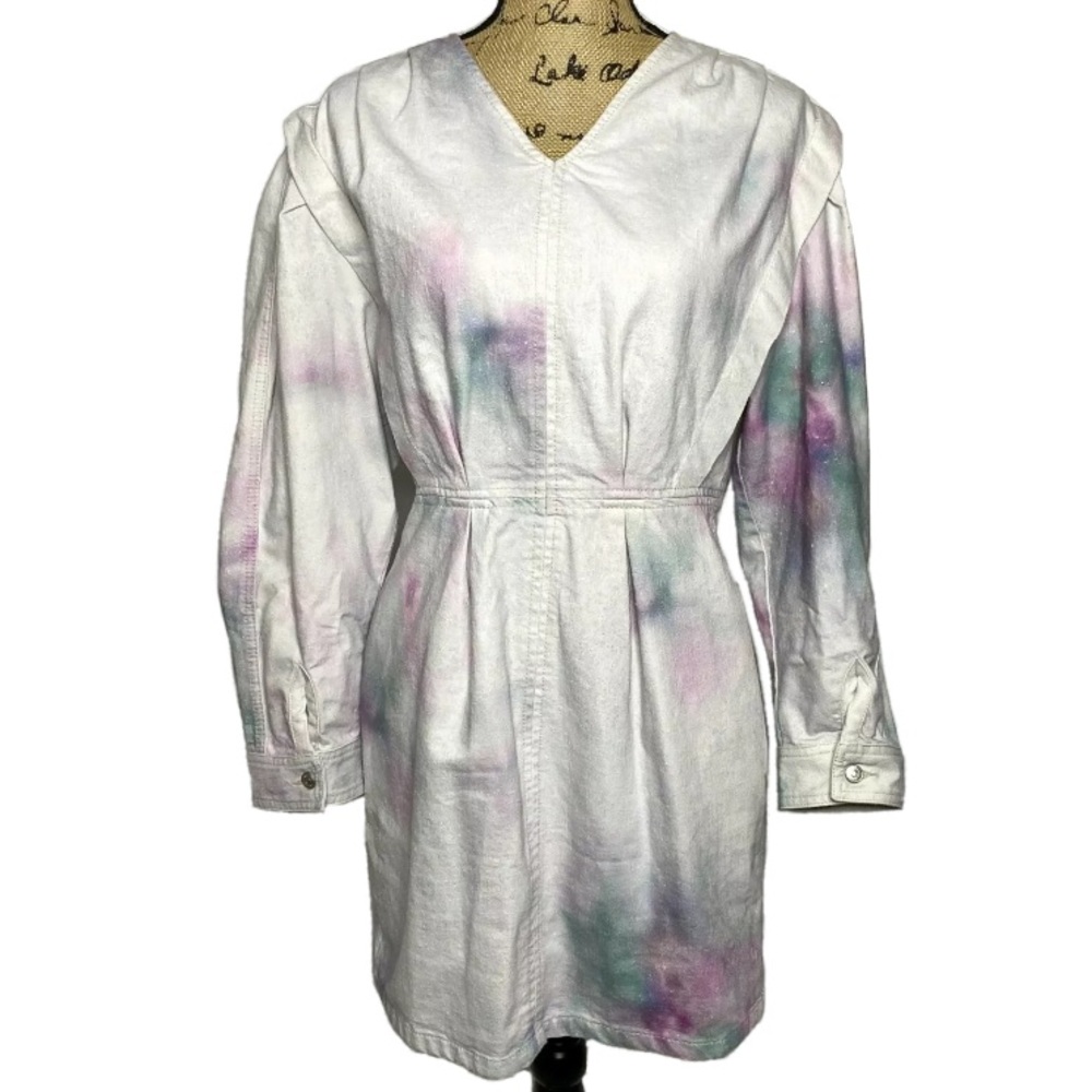Isabel Marant Tie Dye Denim Dress